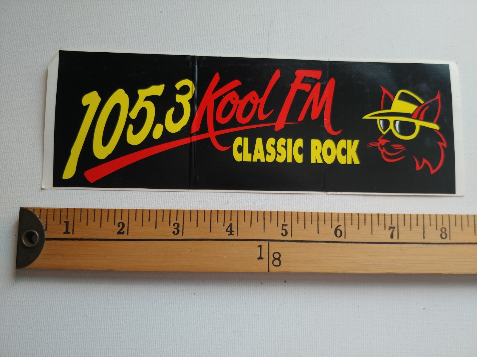 70S 105.3 KOOL FM CLASSIC ROCK RADIO STATION BUMPER STICKER DECAL