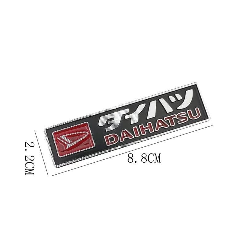 Daihatsu (Osaka Motor) Emblem Height 2.4cm x Width 9cm Made of aluminum Free