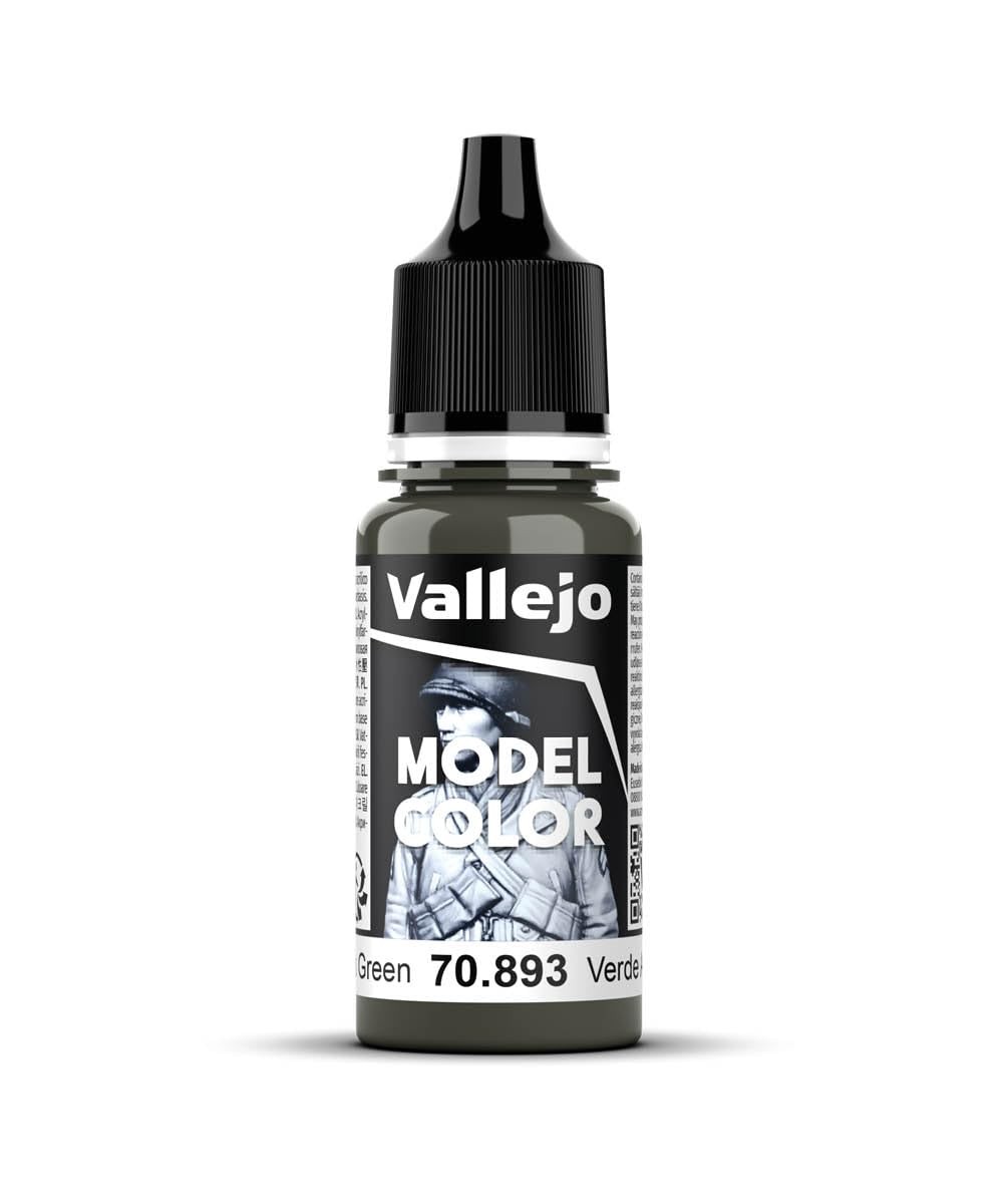 Vallejo Us Dark Green Model Color Paint, 17ml