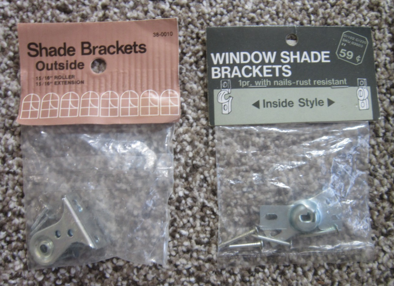 JUNK DRAWER LOT New shade brackets Avon ornaments Tupperware keychain Shower