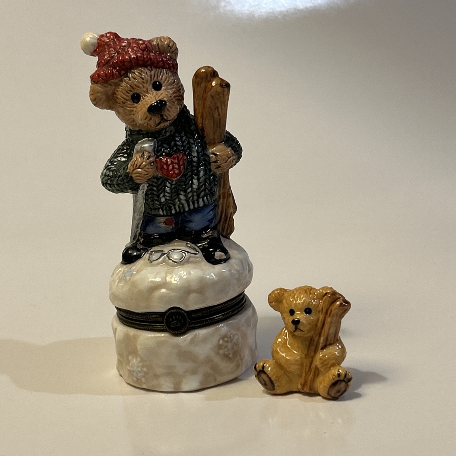 Boyd’s Le Bearmoge Collection – Knut Downhill Racer – Hinged Trinket Box 392003