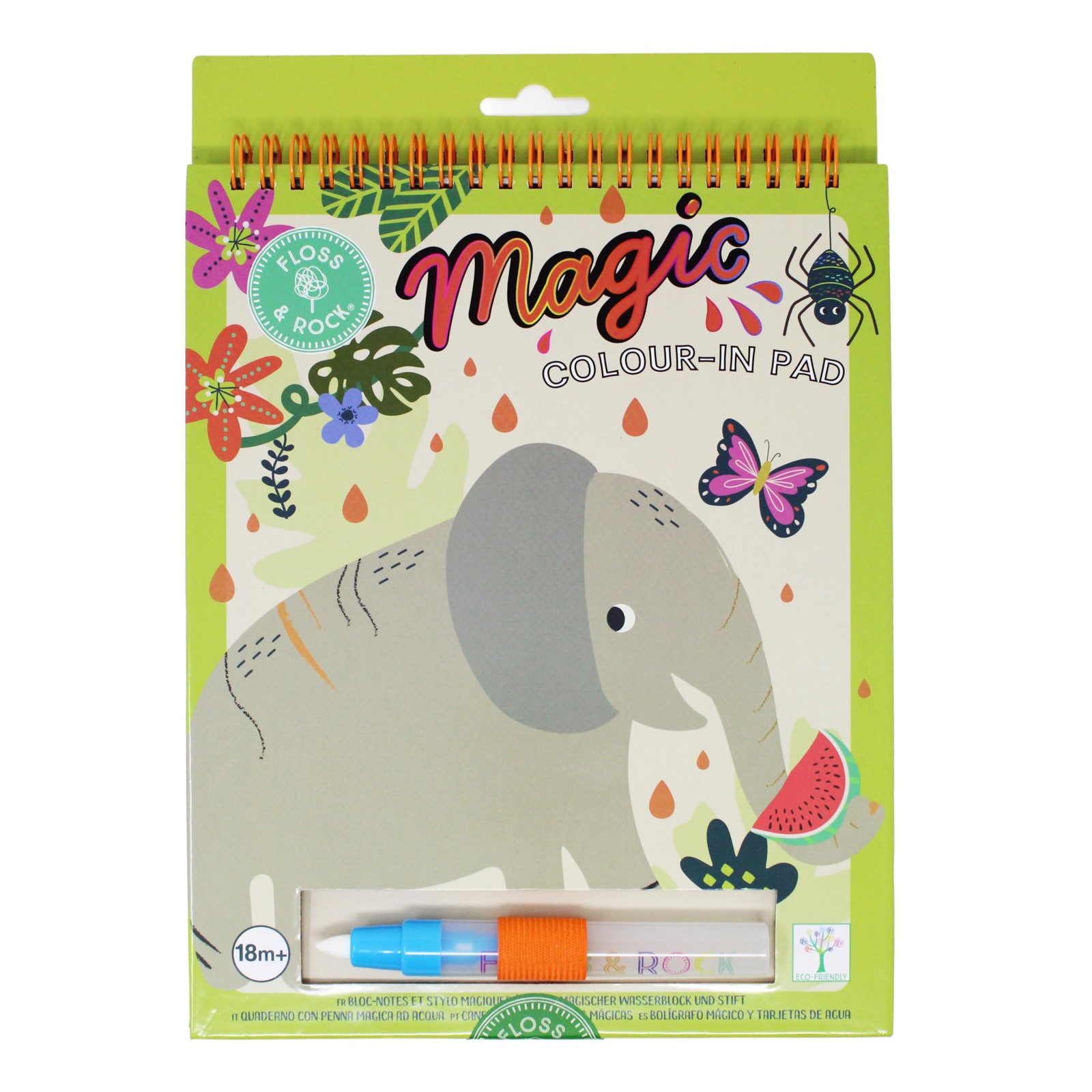 Floss and Rock Jungle Party Magic Water Easel and Pen