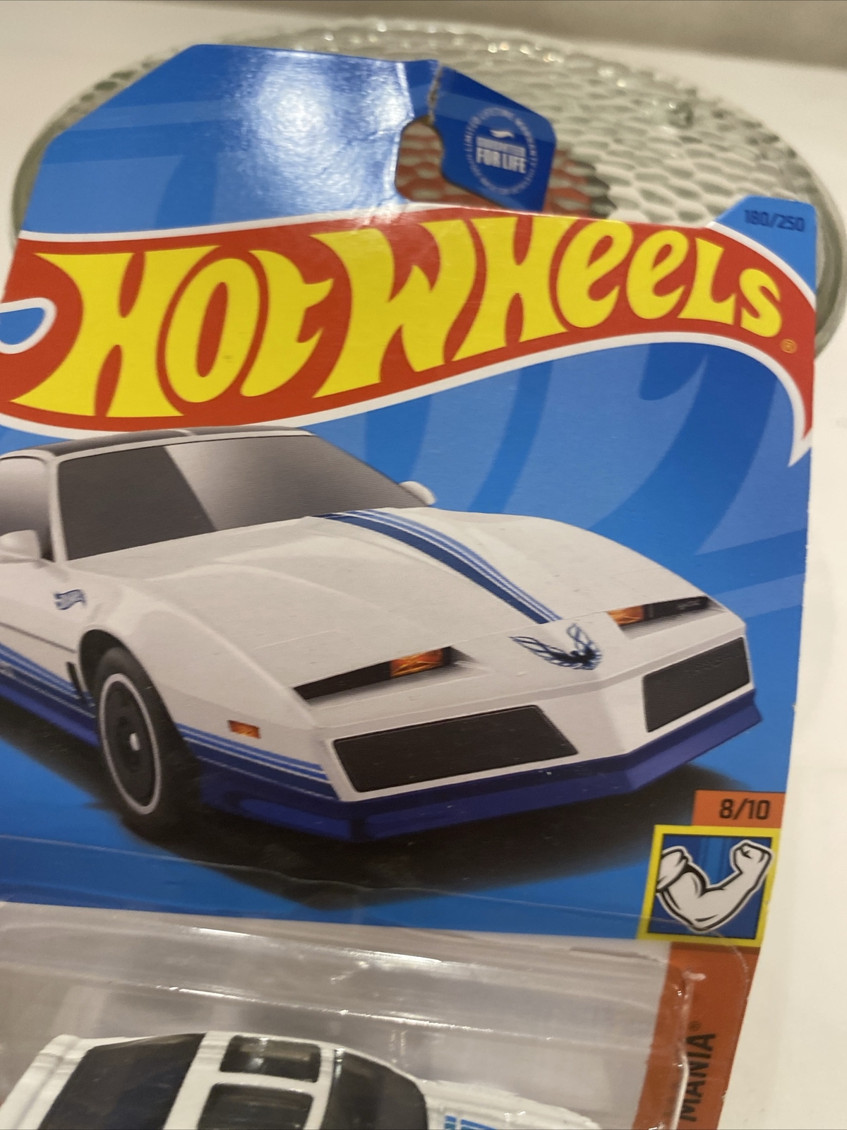 Hot Wheels ’84 Pontiac Firebird Muscle Mania #8/10 White Diecast 1:64 Scale A1