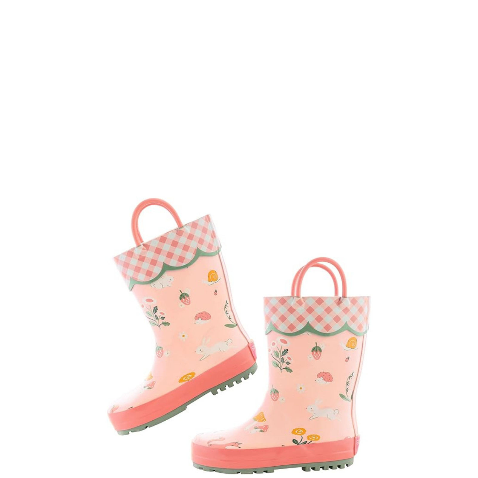 Stephen Joseph Rain Boots, Strawberry Fields, 8 US Unisex Little Kid