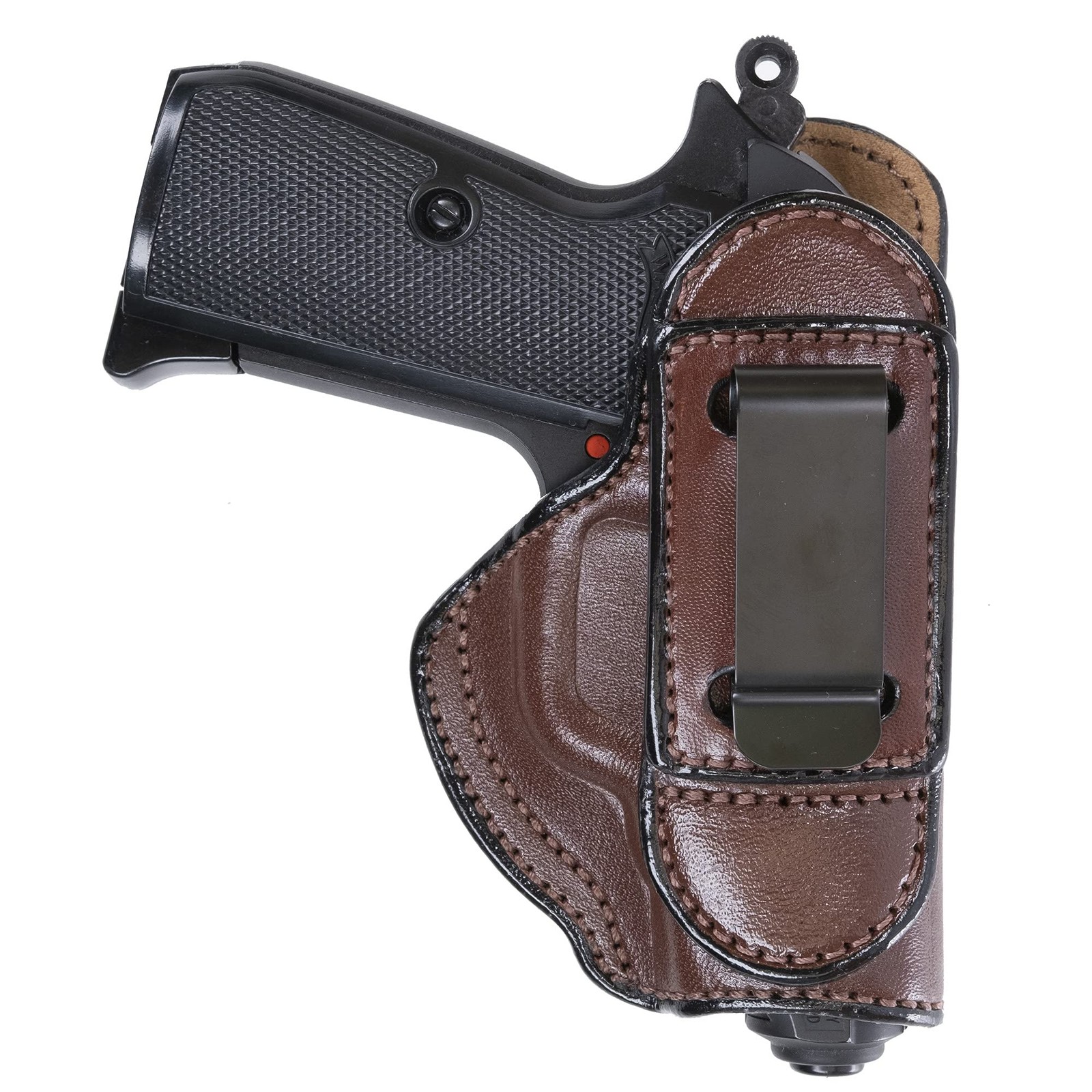 Maxx Carry IWB Leather Holster – Fits Ruger LCP, P238, PPK, Bodyguard 380