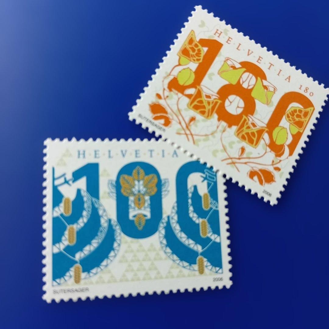 10056 Foreign Stamp Switzerland 2006 Art Nouveau Exhibition 2V