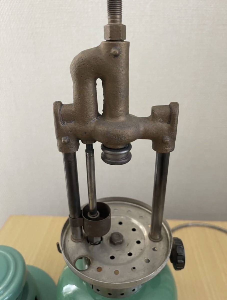 Coleman 234 Kerosene Lantern 1936/2 Green Pyrex Coleman Globe Vintage
