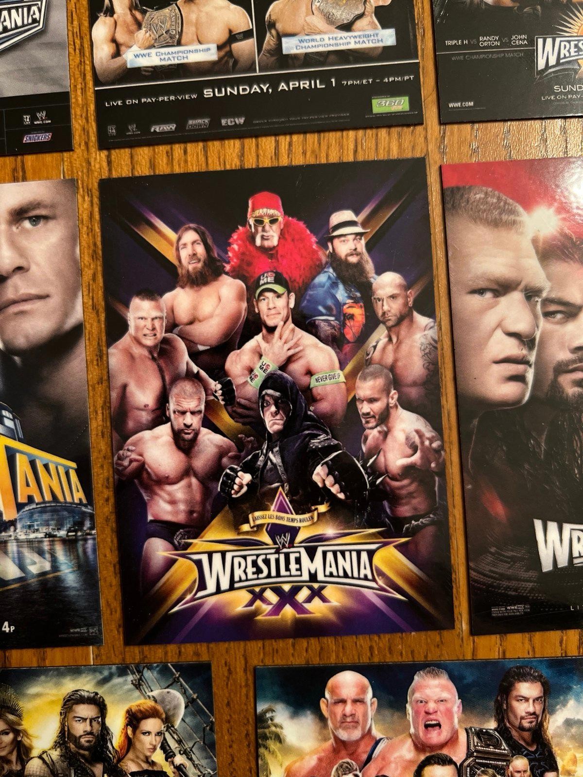 Wrestlemania FRIDGE MAGNETS 80s 90s 2000s 2010s 2020s WWF WWE hulk rock cena