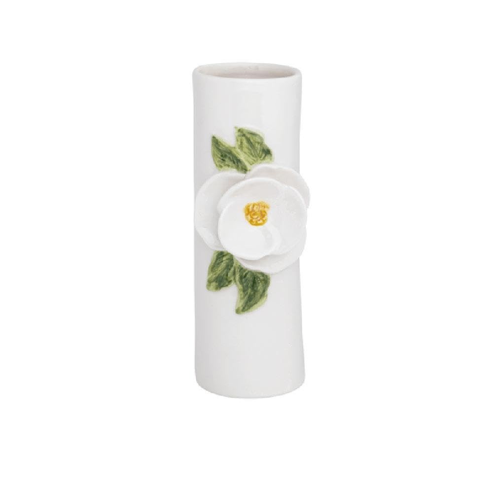 Mud Pie Stoneware Single Leaves Flower Stem Vase