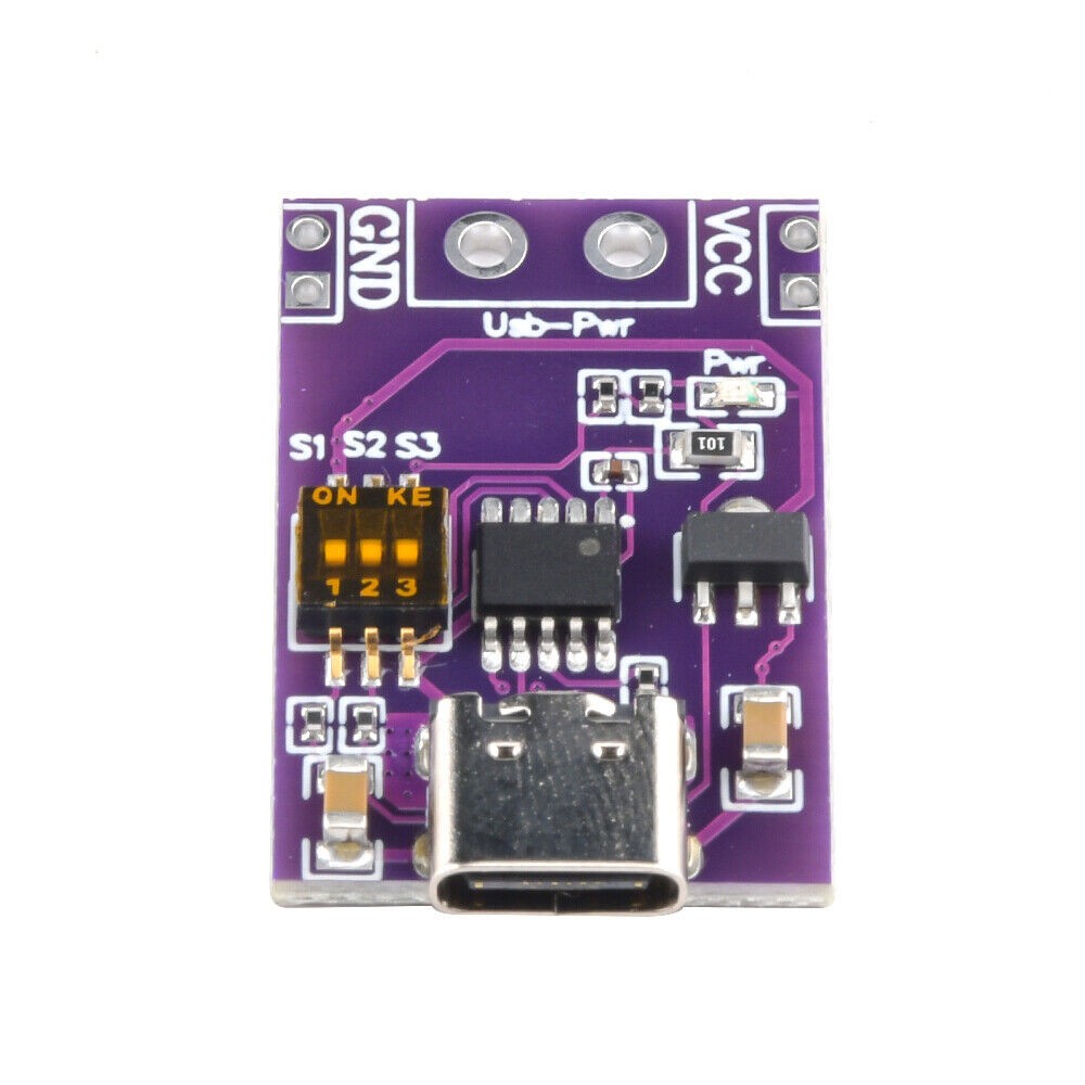 QC AFC Type-C PD2.0 PD3.0 to DC Fast Charging Decoy Trigger Module Board