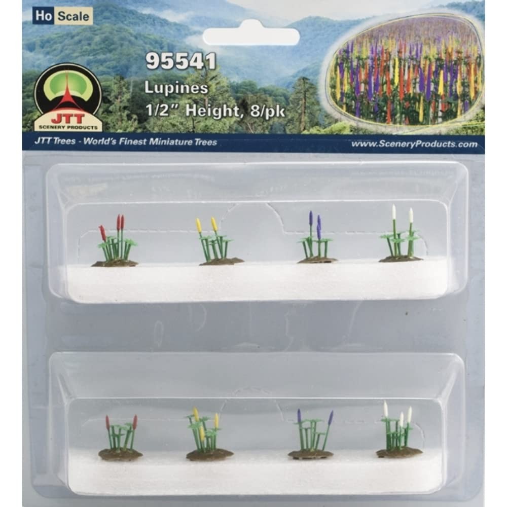 JTT Scenery Products Flowering Plants Lupines HO Scale Hobby Train Sceneries