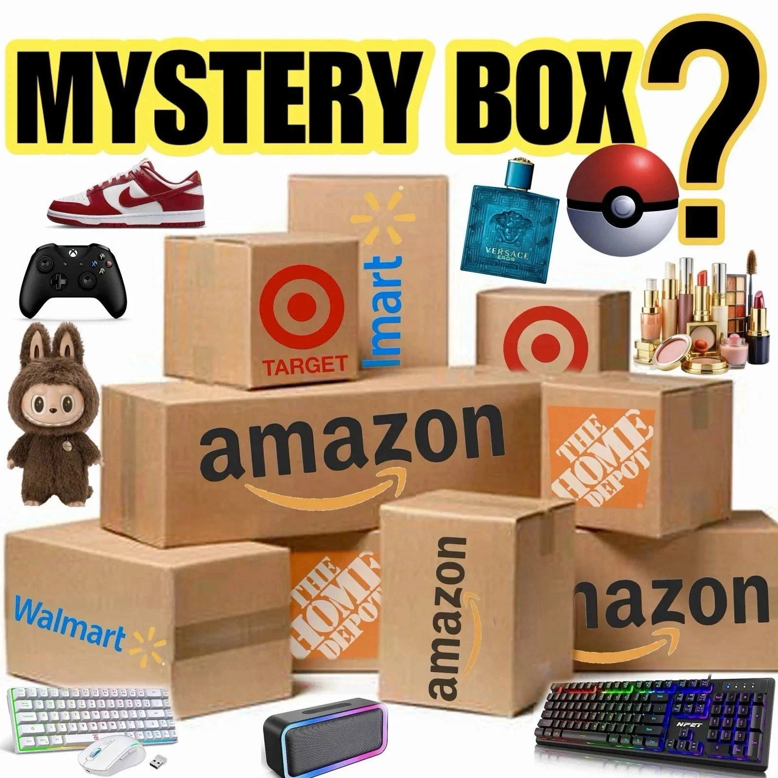 Mega Value Wholesale Inventory, Amazon Walmart Target Liquidation Mix, Large Box