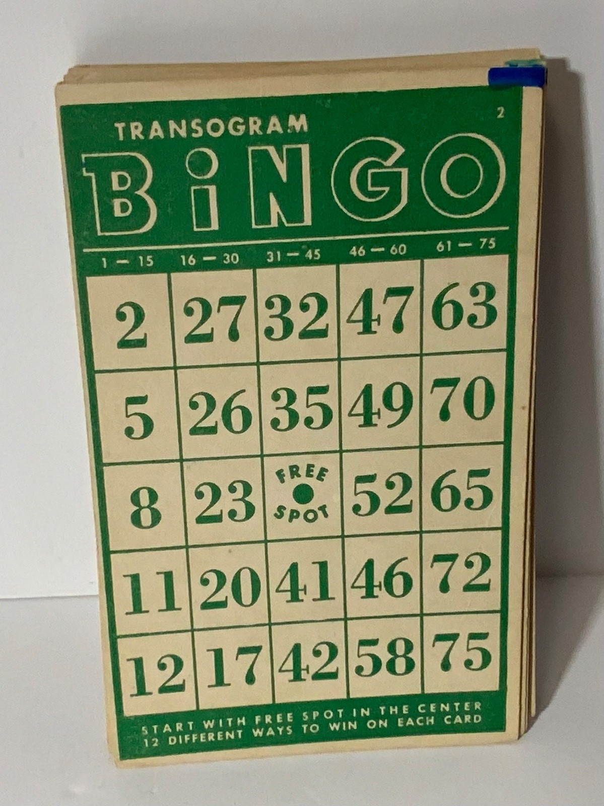 VTG Junk Drawer Lot Assemblage Art Mixed Media Bingo Cards Lot (29) Green