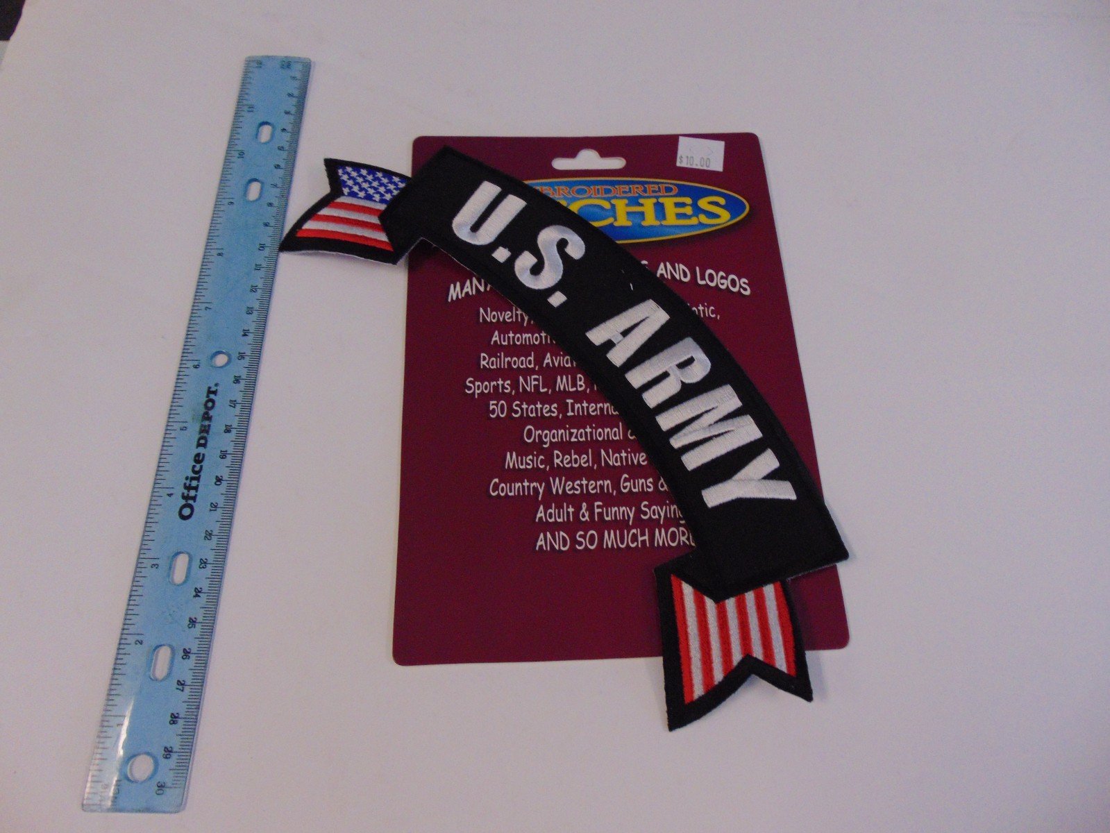 Large US Army Rocker Banner Patch