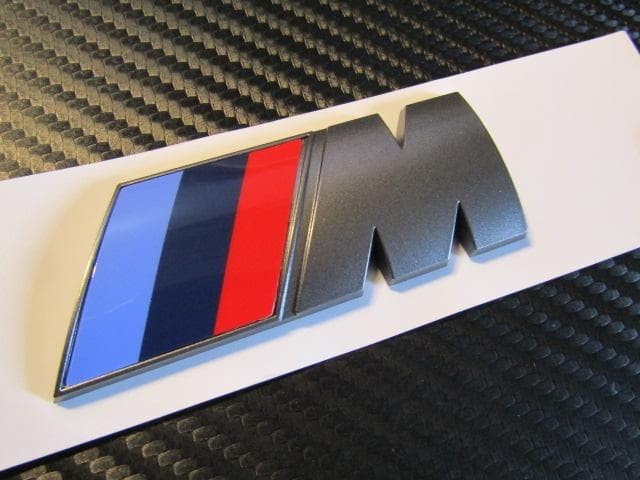 ● BMW M SPORT genuine TYPE MAD SILVER ABS emblem