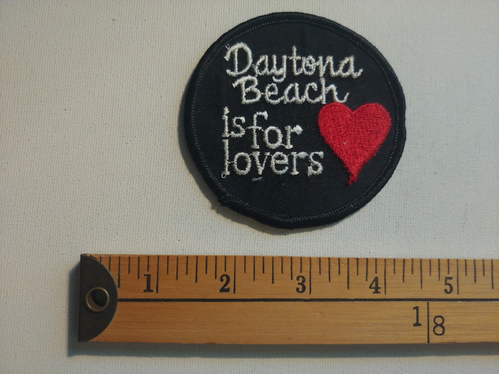 * 70s daytona beach is for lovers florida travel PATCH BADGE CREST ECUSSON *