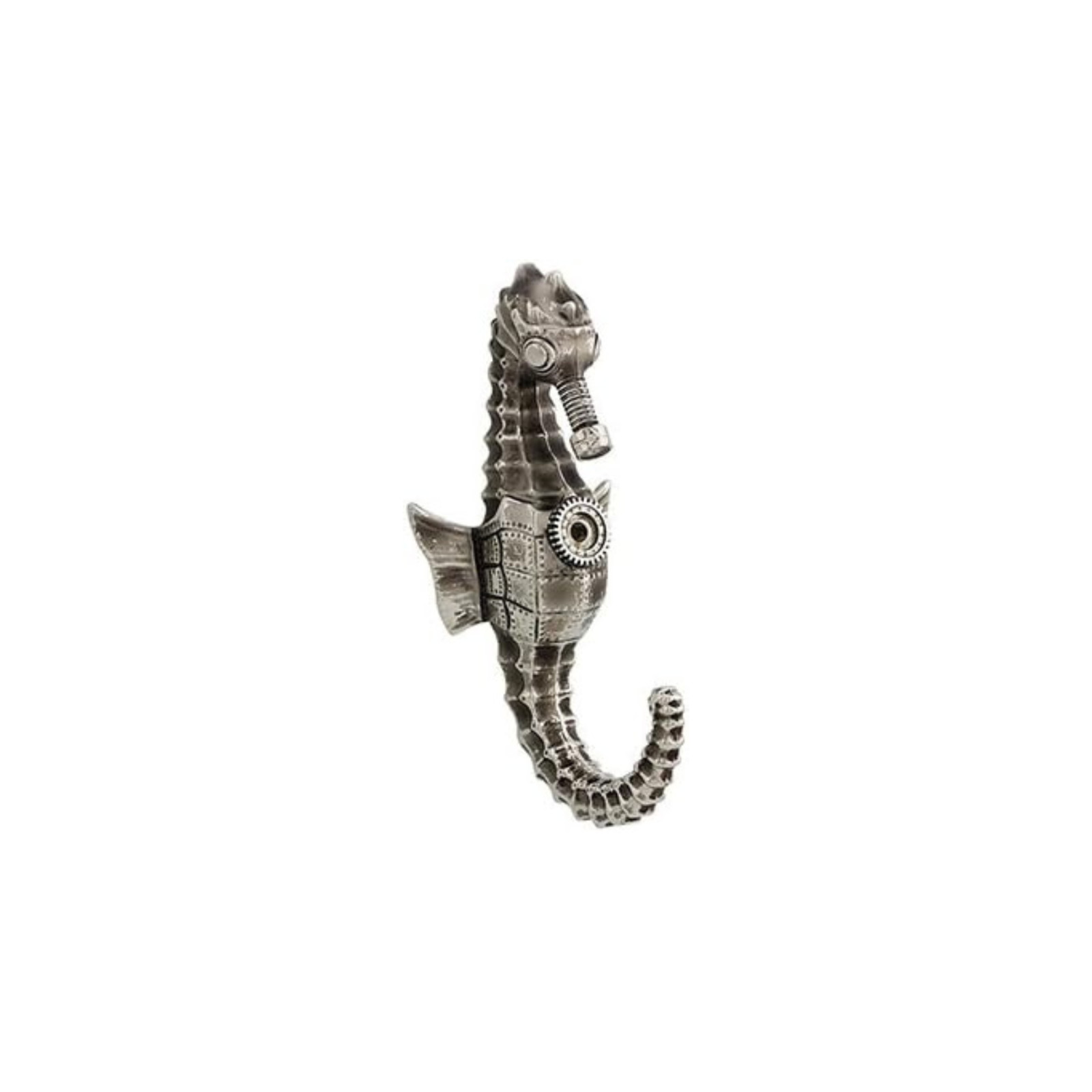 Unicorn Studios AT09041AD Steampunk Seahorse Wall Hook, Antique Nickel