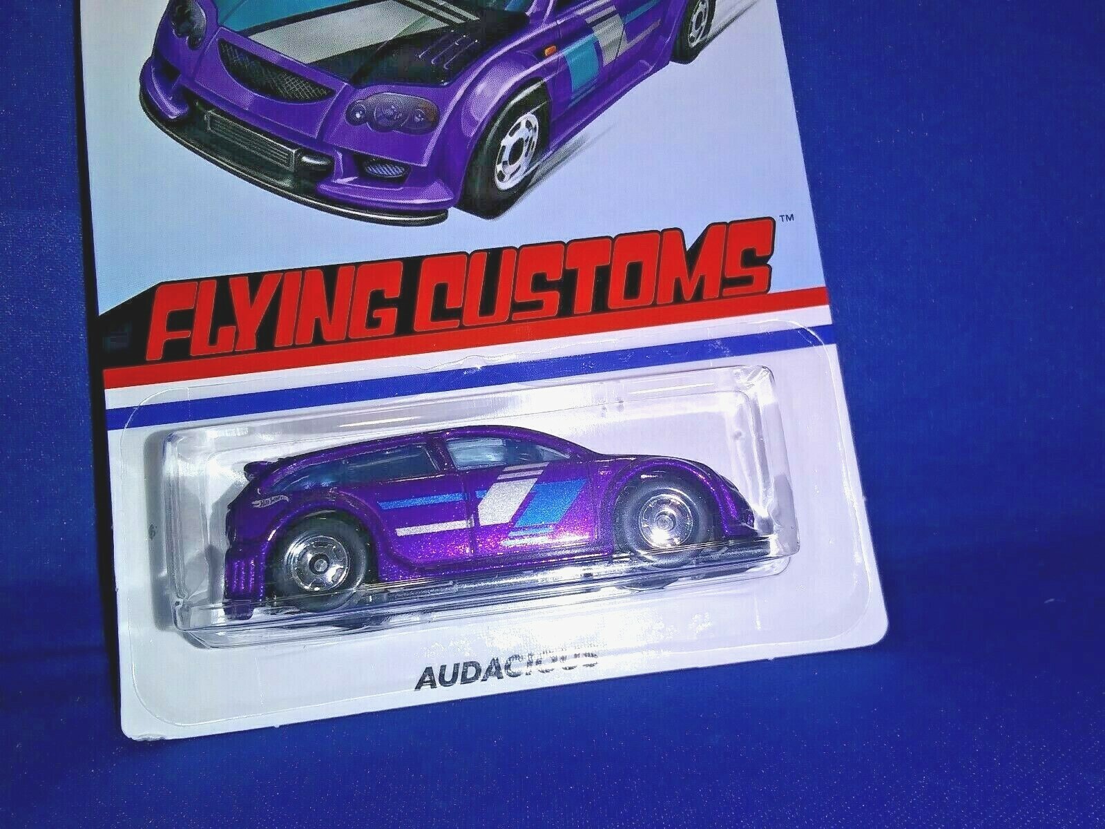 HOT WHEELS FLYING CUSTOMS AUDACIOUS PURPLE DIECAST 1:64 SCALE MATTEL