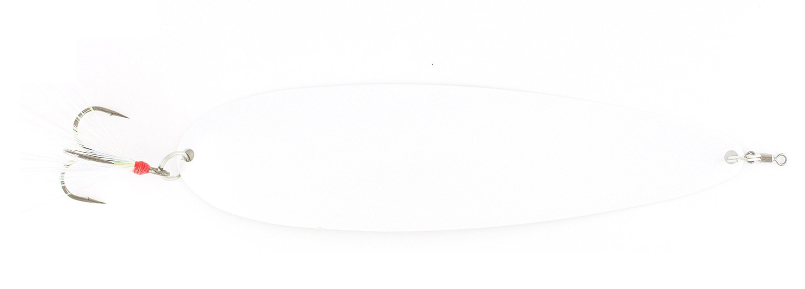 Nichols Lures 8FS16-35 8″ Ben Parker Magnum Flutter Spoon Pearl, 3.5 oz
