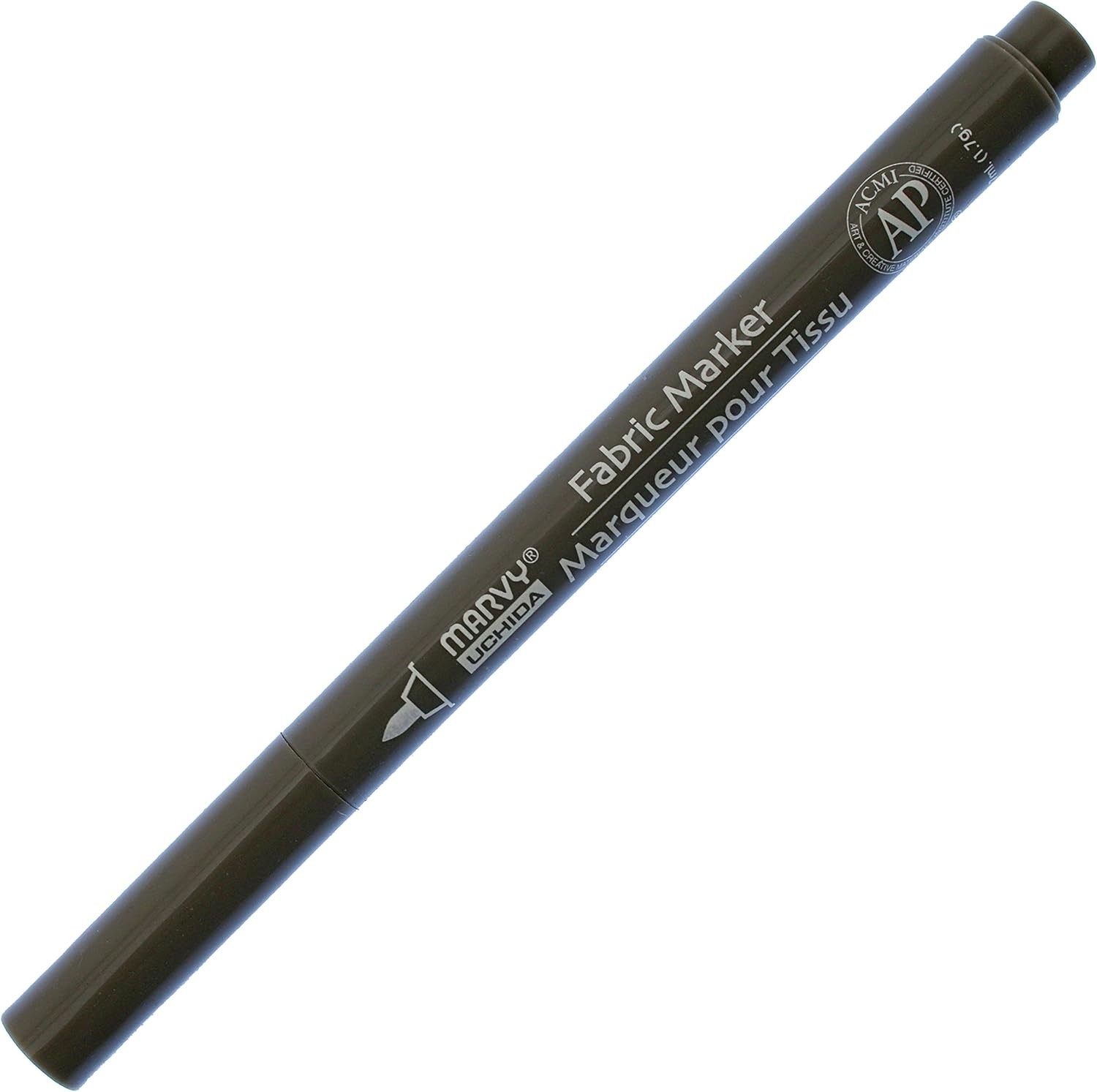 Fine Point Fabric Marker Pen for Textile Quilting Sewing Craft, Gray