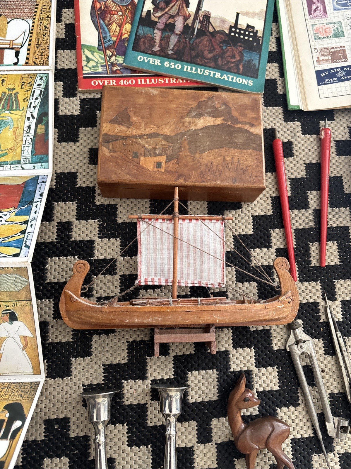 Job Lot Of Curios And Collectibles Draw Finds Mixed Stuff Bundle (12)
