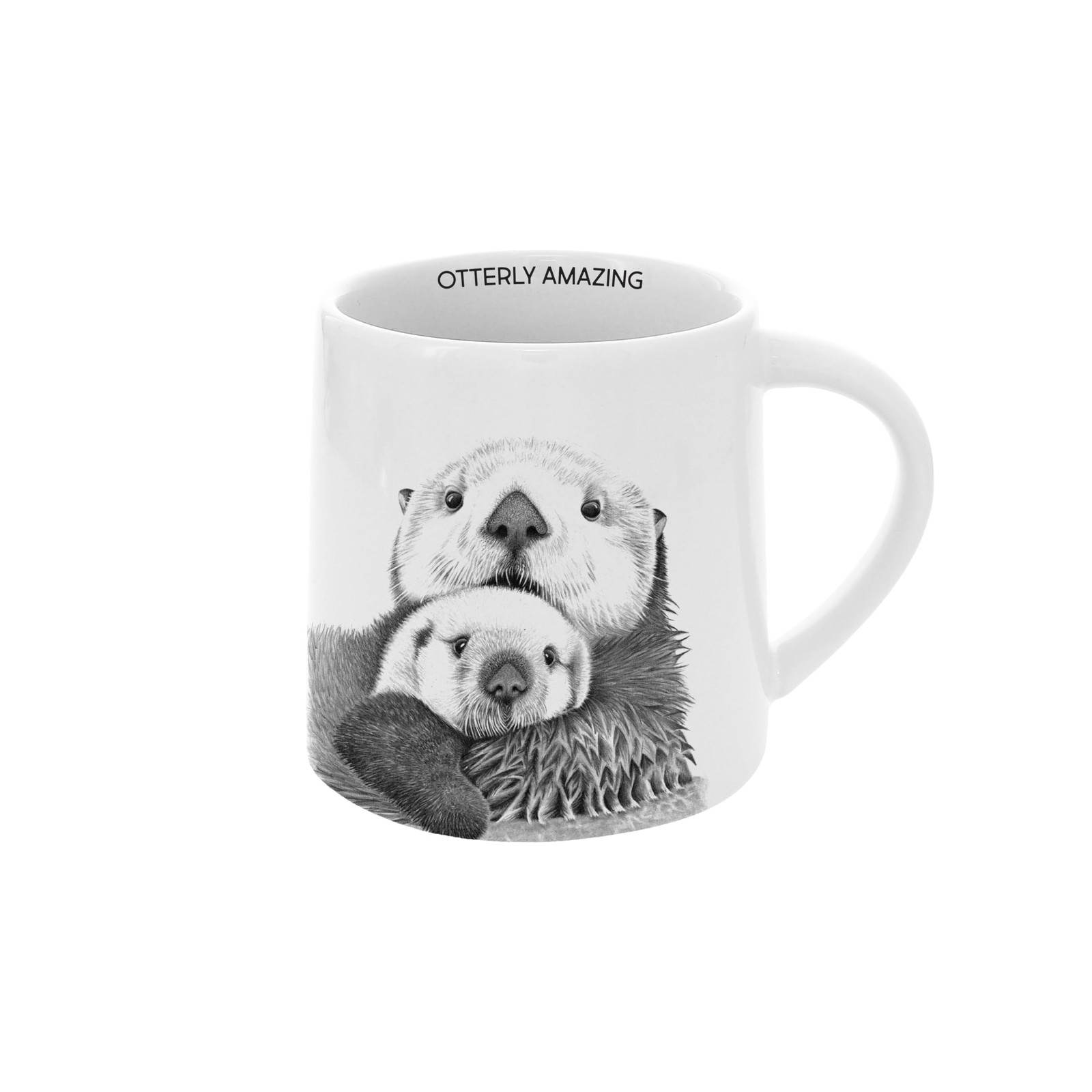 Pavilion Gift Co. Otterly Amazing 17oz Stoneware Coffee/Tea Mug, Cute Otter