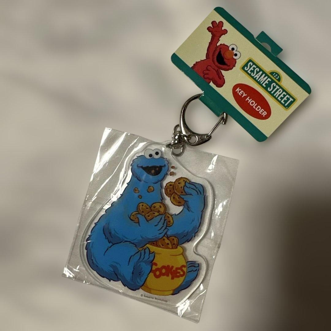 19 year Sesame Street/Cookie Monster acrylic key chain Akky