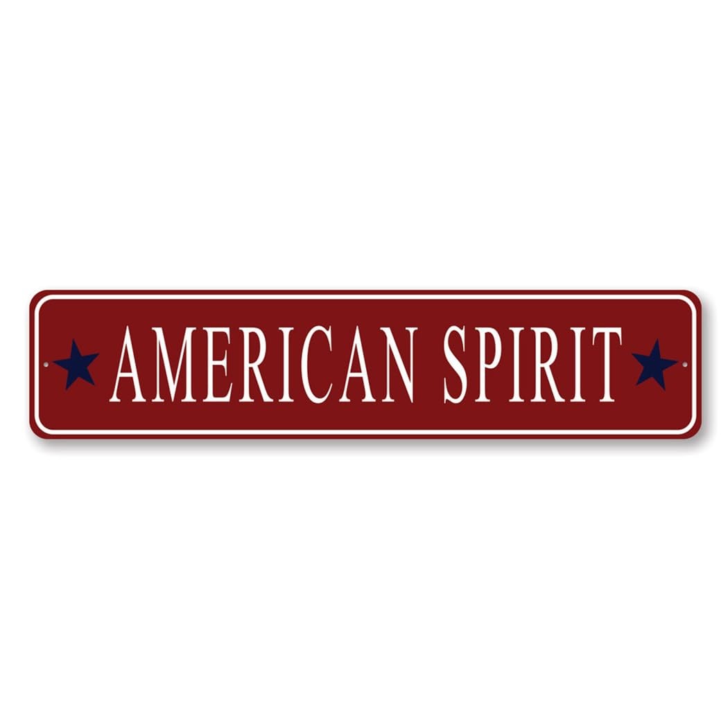 American Spirit Sign – 4 x 18