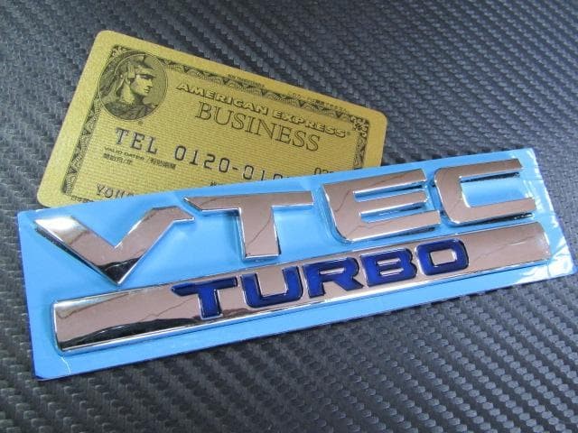 ● V-TEC TURBO ABS chrome plated/blue separate specifications!