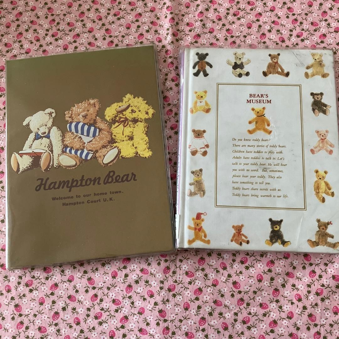 Teddy Bear Hampton Bear Diary Notebook San-X Sanrio Retro