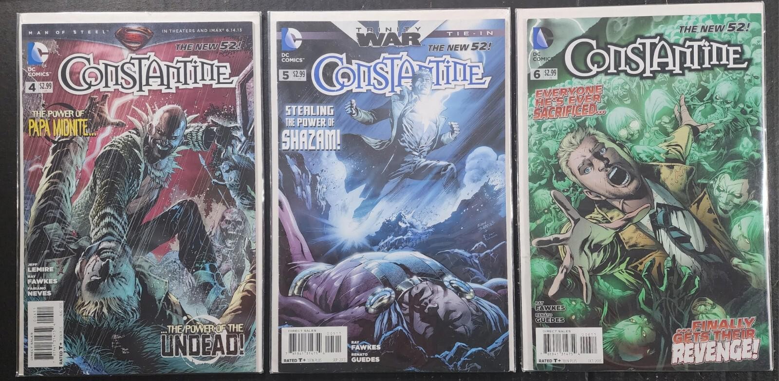 Constantine #4 5 6 NM DC Comics 2013 Lot of 3