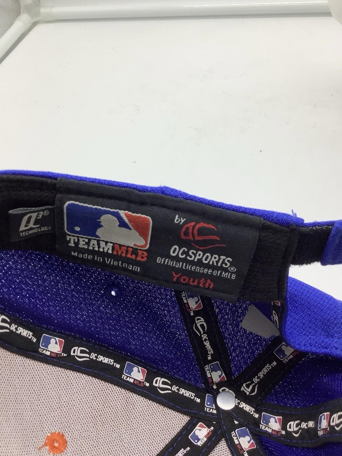 MLB New York Mets Youth Hat Blue / Orange Adjustable MLB OC Sports