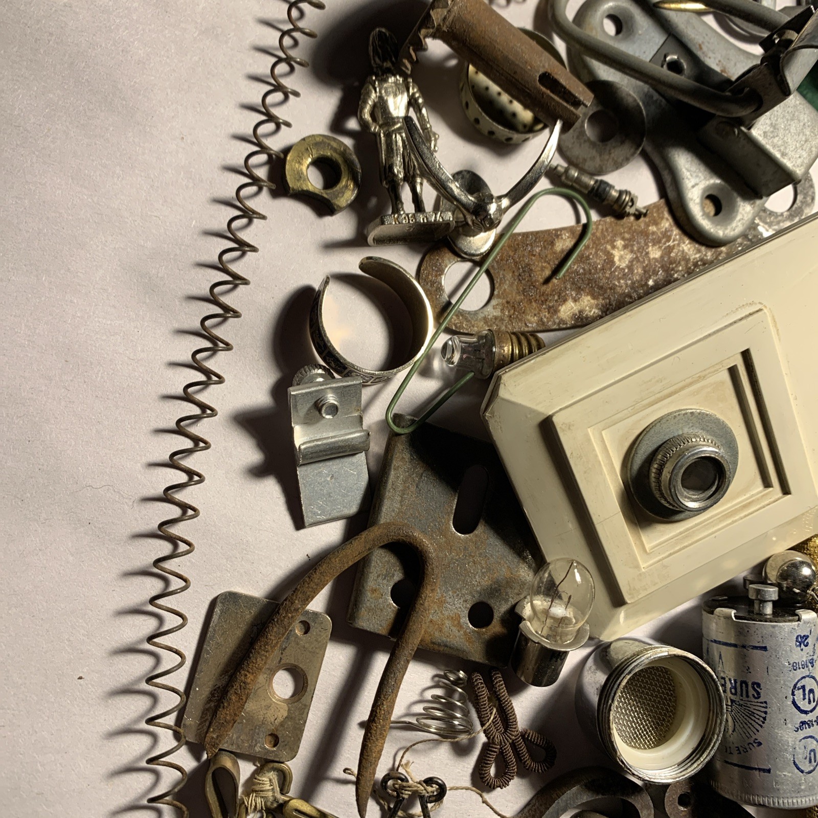 Assorted Metal Junk Lot Repair, Craft, Art Steampunk Assemblage