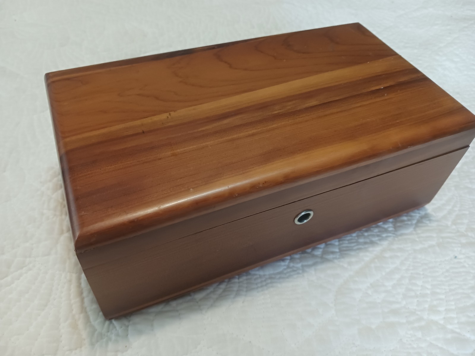 Small Cedar Chest w Lot of Tiny Vintage Treasures Isabel Bloom Gnome Book Locket