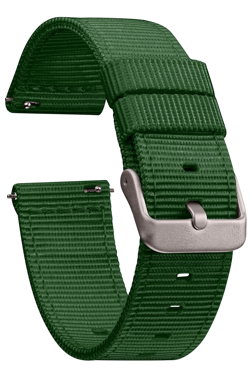 GadgetWraps 16mm Nylon Watch Band Quick Release Forest Green Compatible