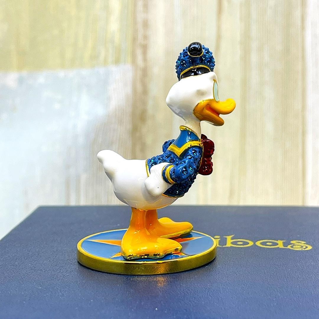Donald Duck Swarovski Metal Figure Disney TDL Cinderella Castle 5.7cm Used