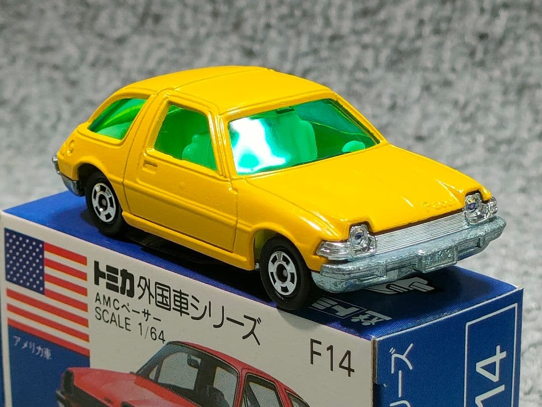 Blue box Tomica F14 AMC Pacer Good condition Made in Japan Dead stock