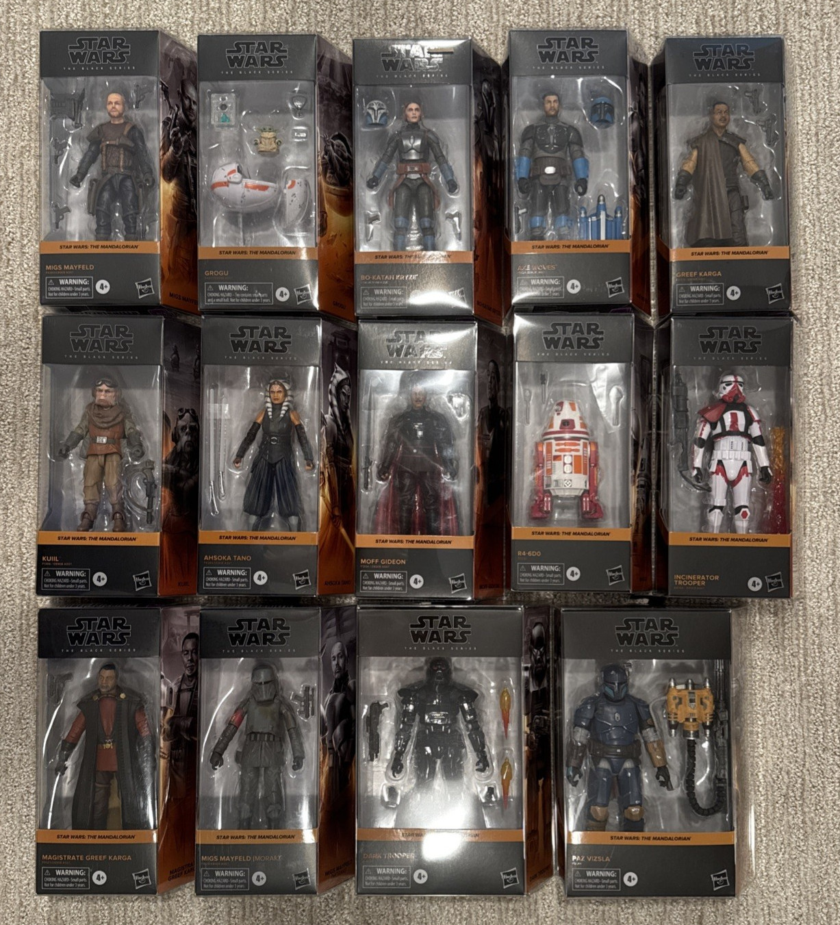Hasbro Star Wars The Mandalorian The Black Series Lot Of 14 Figures | NEW