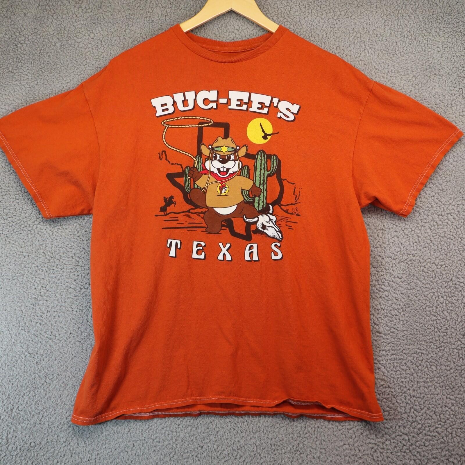 UT Texas Longhorns Buc-ee’s Shirt Mens XL Orange Football