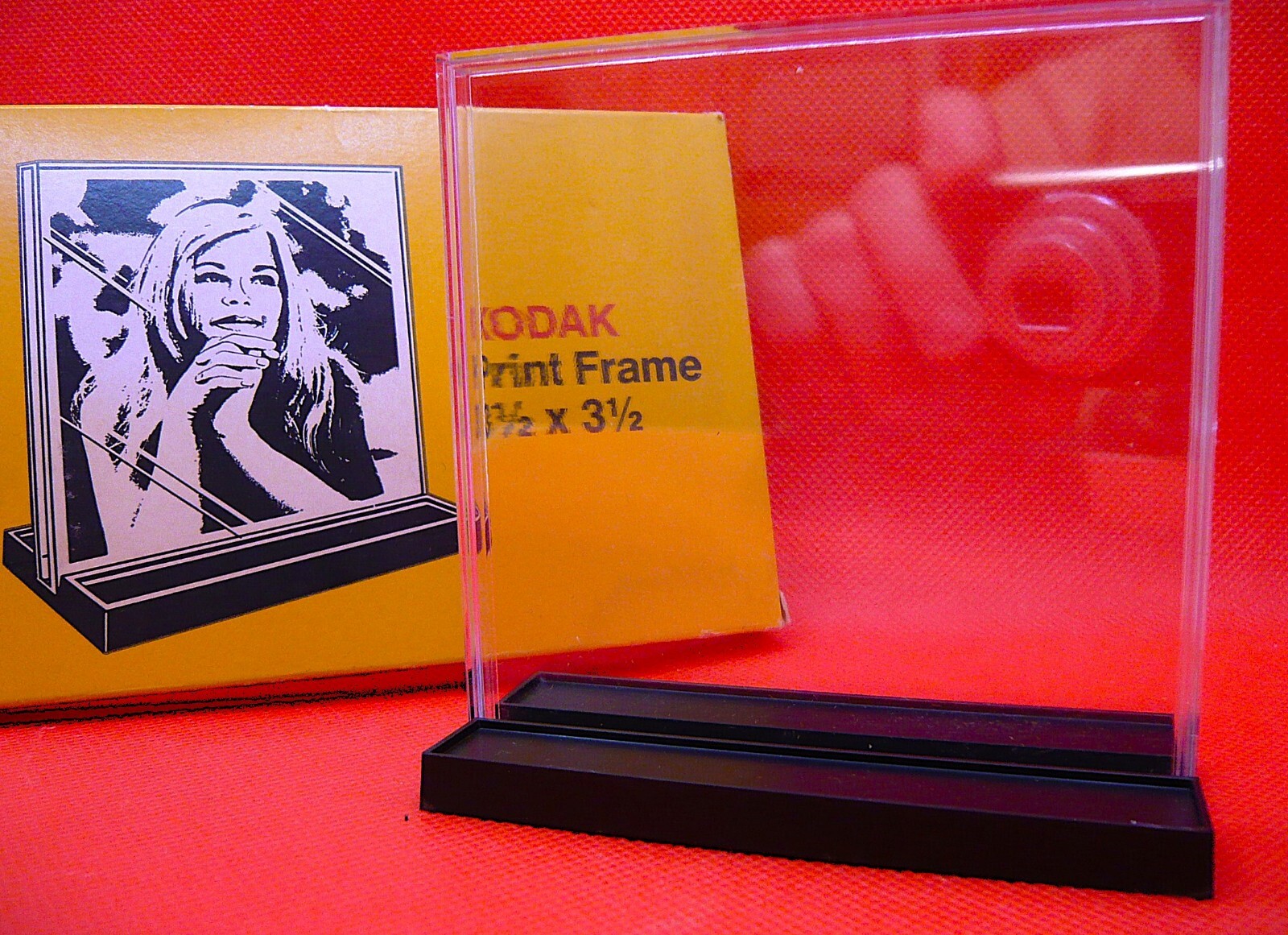 Kodak Print-Photo Frame 3-1/2x 3-1/2. Acrylic. LOT of 3. Simple, attractive.
