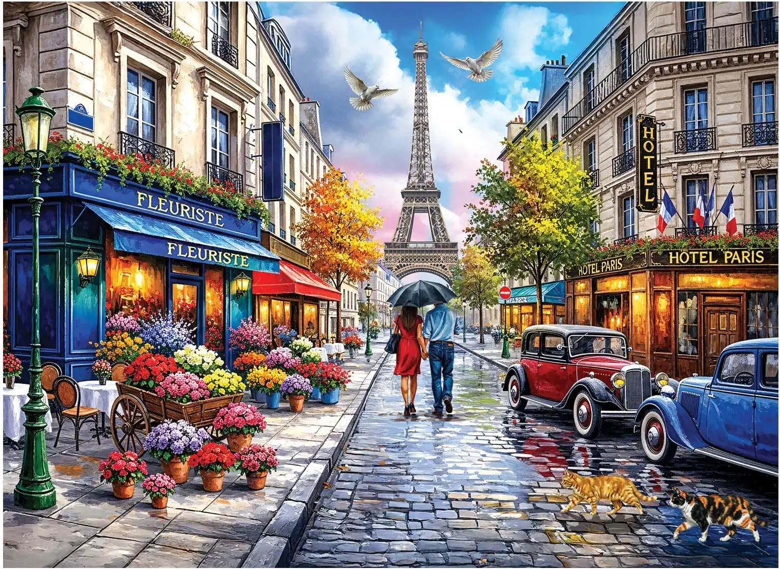 Anatolian Puzzle -Lovebirds, 1000 Piece Puzzle, #1209
