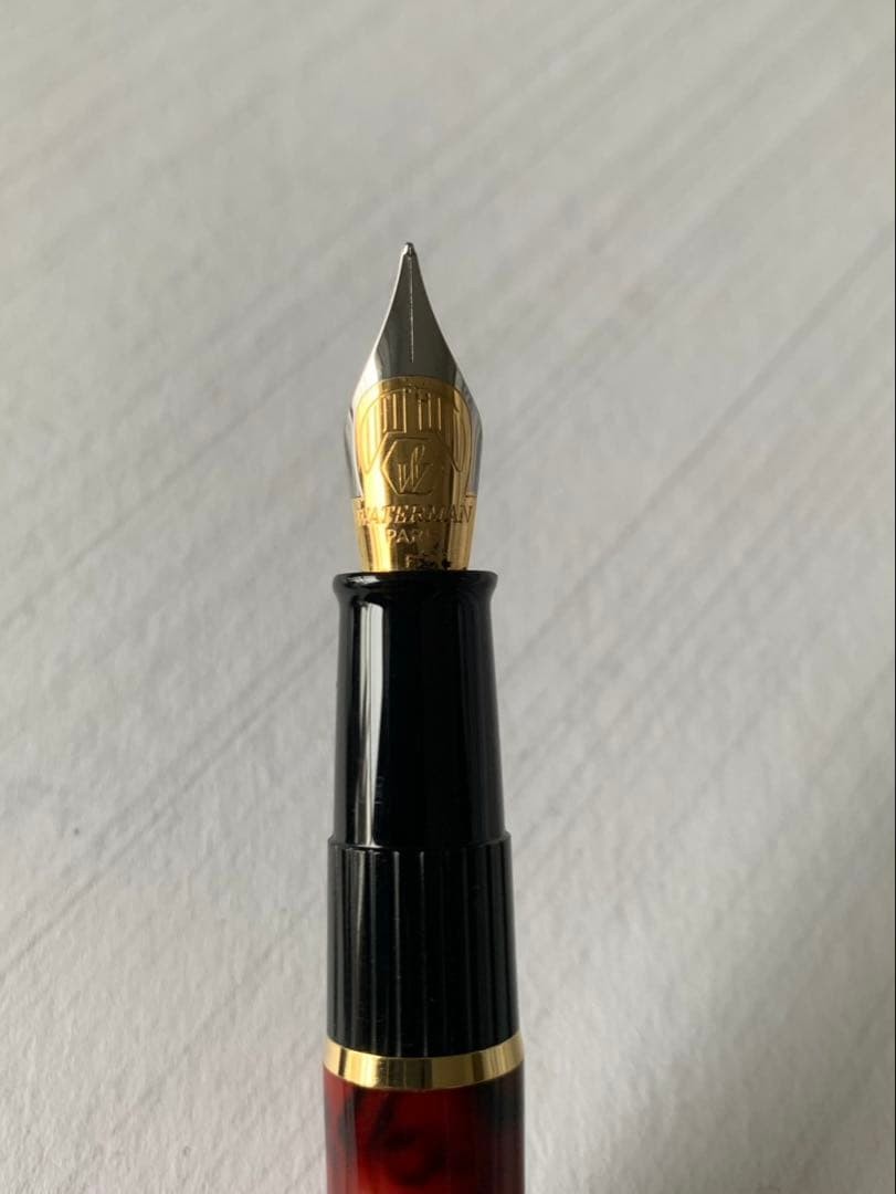 Waterman Phileas Fountain Pen Red Marble F