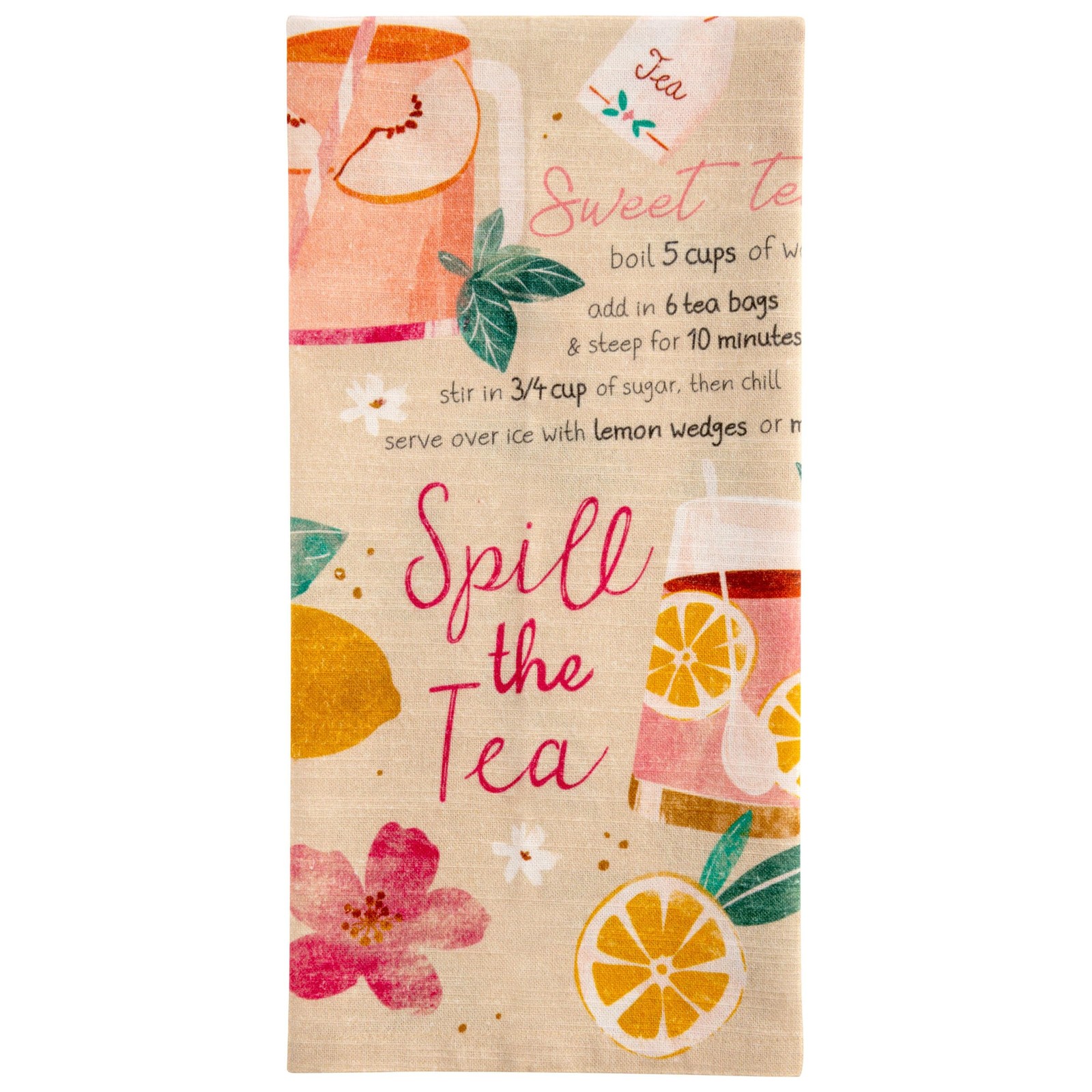 Karma Eclectic Tea Towel Fabric Multicolor 28 Inch Standard Functional Kitchen