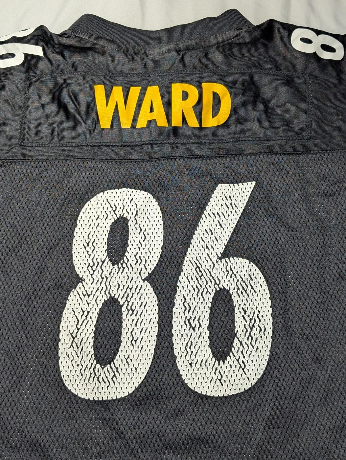 Reebok NFL Equipment Pittsburgh Steelers Jersey #86 Hines Ward Youth XL (18-20)