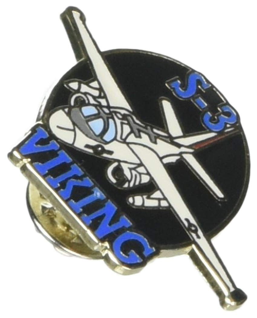 EagleEmblems P18039 PIN-APL,S-3 Viking,TOP-LF (1.5”)