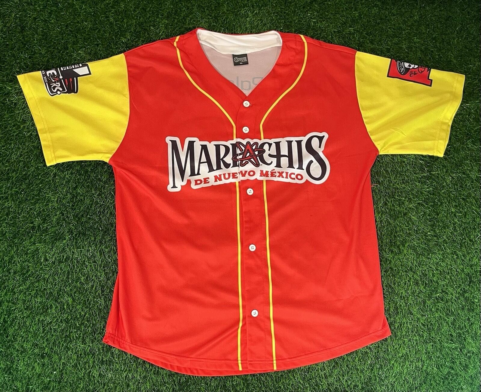Albuquerque Isotopes 20th Anniversary Marachis de Nuevo Mexico Jersey Adult L