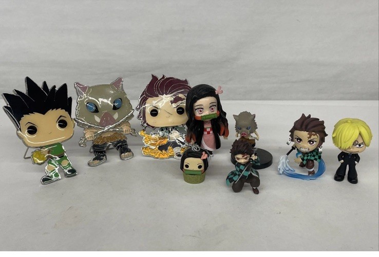 Various Anime Figures Lot – Demon Slayer & More