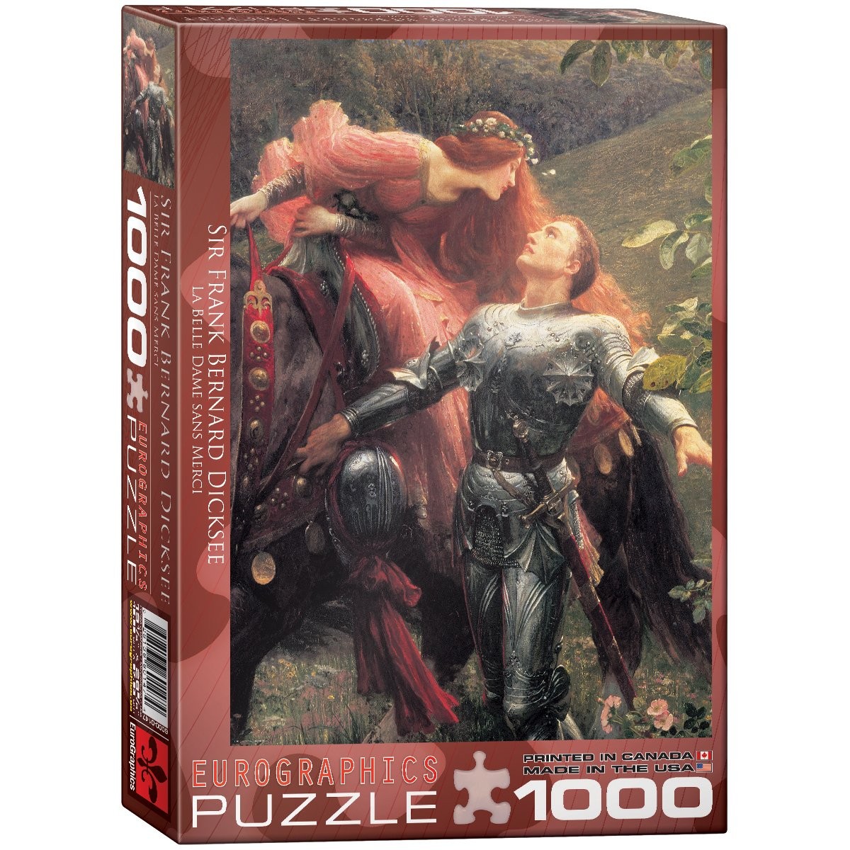EuroGraphics “La Belle Dame sans Merci” by Sir Frank Dicksee – 1000-Piece Puzzle