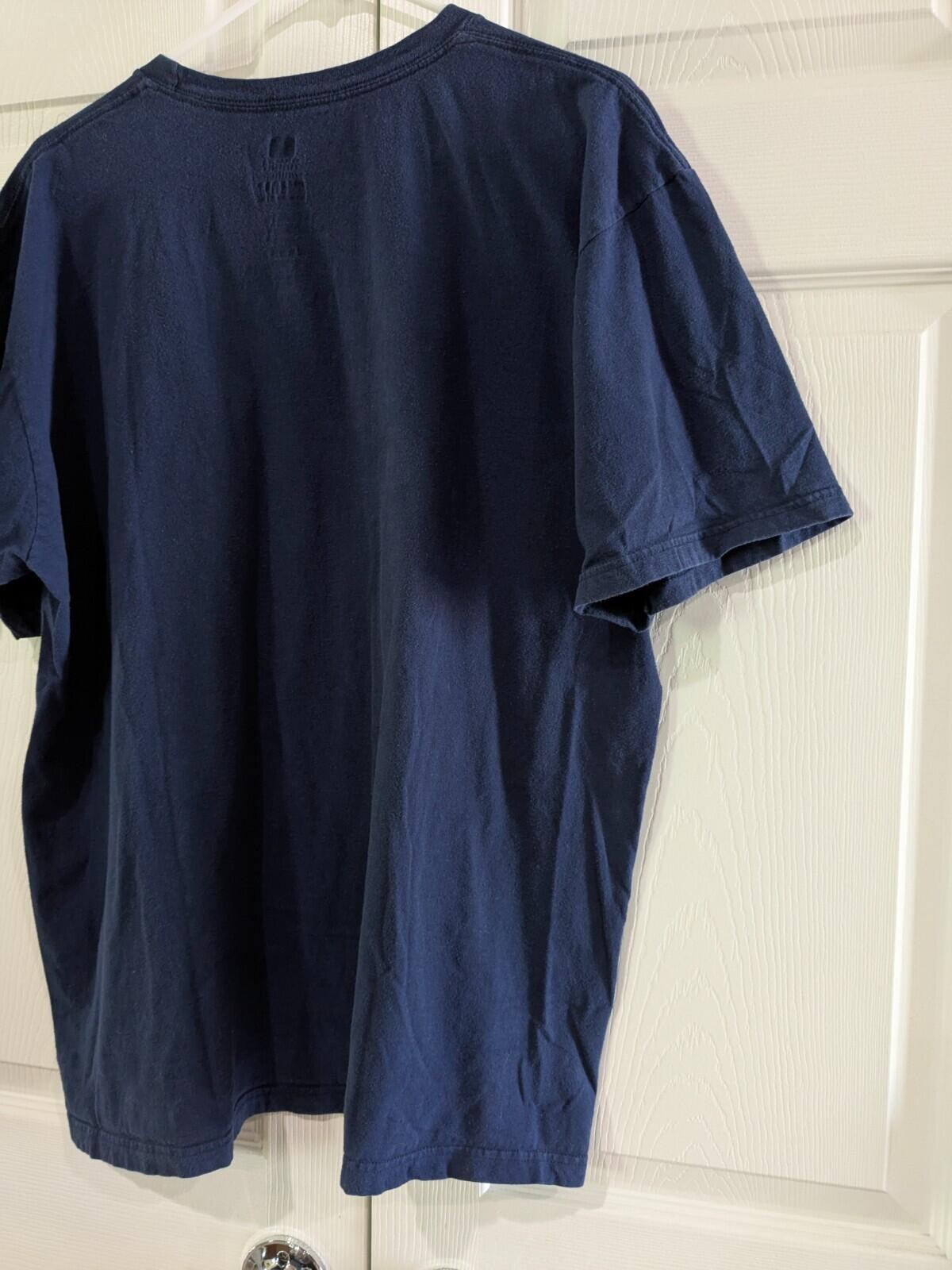 MLB Men’s Boston Red Sox T-Shirt, Cotton, Size XL, Blue, Ring Spun Soft