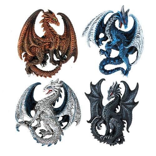 Dragon’s Lair Ruth Thompson Dragon Magnets Set of 4 Collectible Fridge Decor